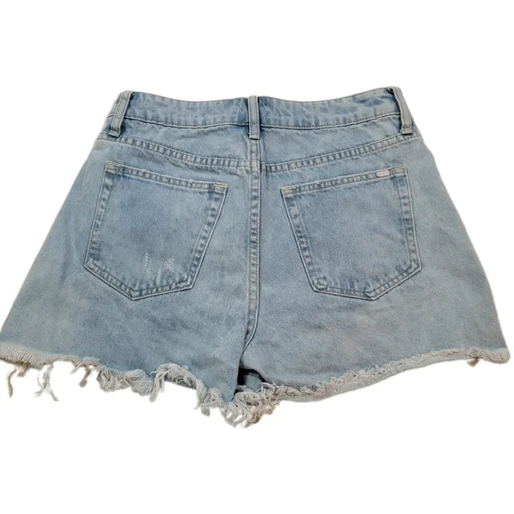 Special A distressed denim shorts. Made in Los Angeles. - Picture 2 of 7